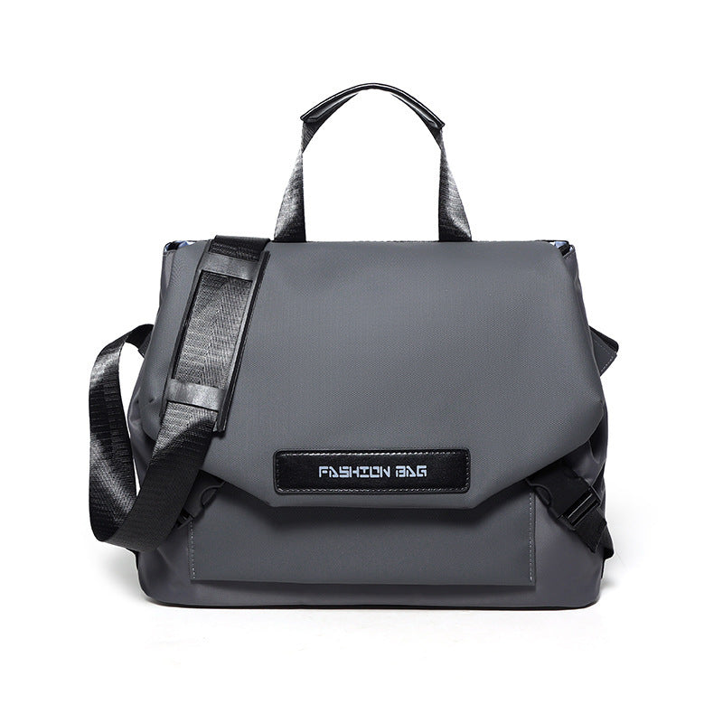 waterproof nylon crossbody cycling bag, view 7 - MRSLM
