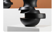 Modern minimalist resin vase, view 6 - MRSLM