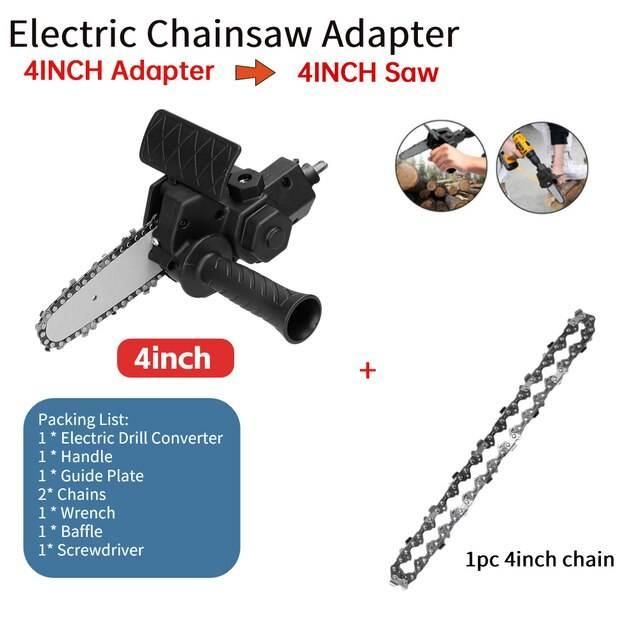 6 inch chainsaw drill attachment, view 2 - MRSLM