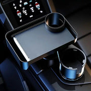 adjustable car cup holder tray, view 3 - MRSLM