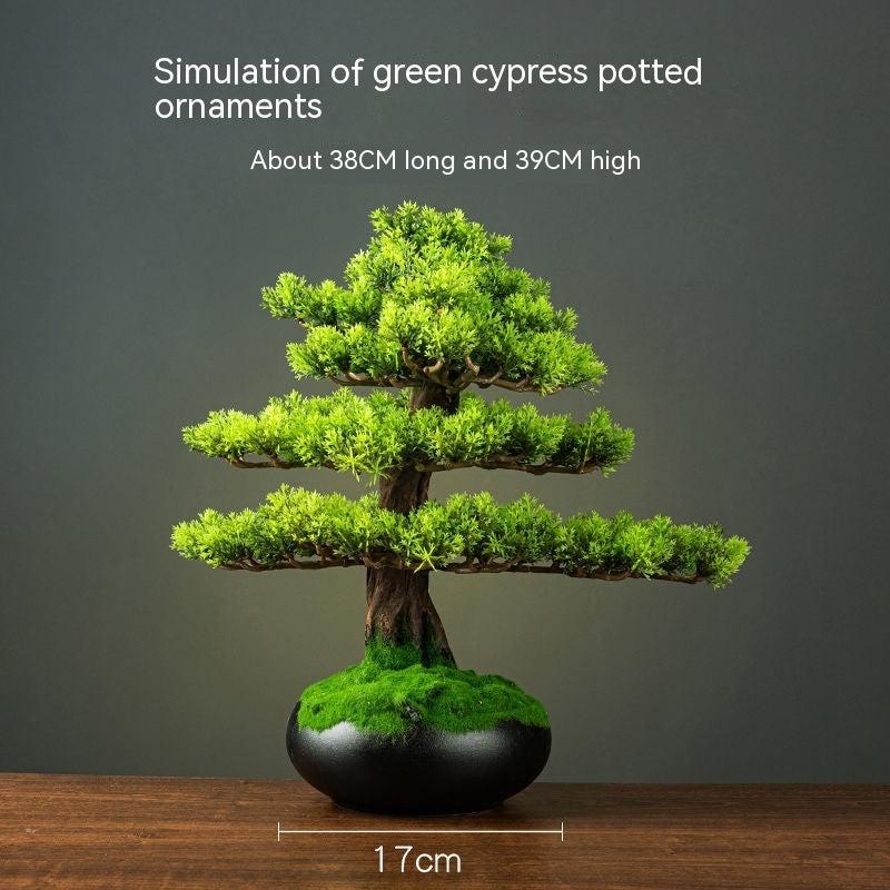 Artificial potted plant bonsai decor, view 12 - MRSLM