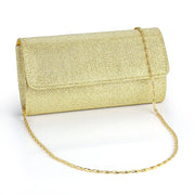 shiny chain crossbody clutch, view 3 - MRSLM