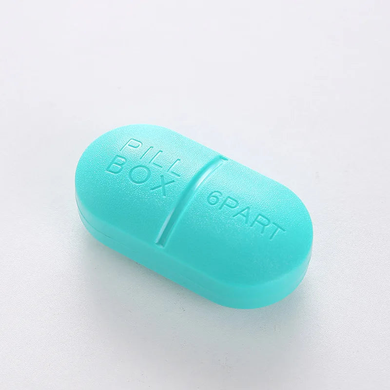 Compact travel pill organizer, view 2 - MRSLM