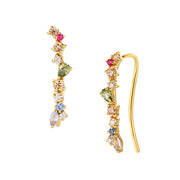 zircon geometric drop ear clips, view 5 - MRSLM