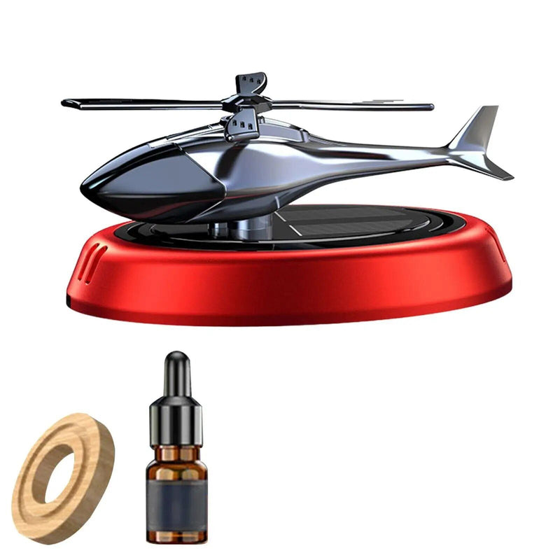 solar helicopter car air freshener, view 3 - MRSLM