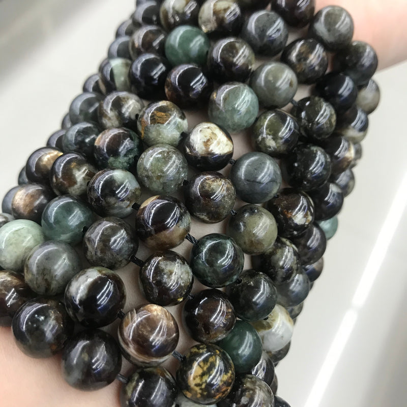 black gold lepidolite bracelet, view 6 - MRSLM