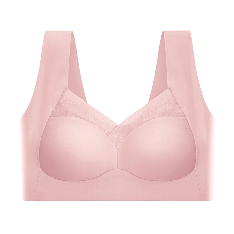 Seamless plus size sports bra, view 6 - MRSLM