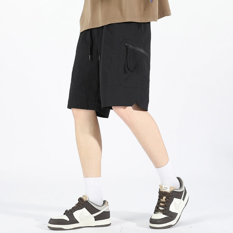 Men's thin nylon sports shorts, view 2 - MRSLM