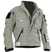 Men's loose baseball uniform jacket, view 3 - MRSLM