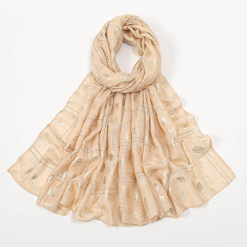 gold glitter scarf, view 6 - MRSLM