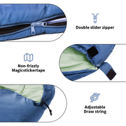 ultralight waterproof mummy camping sleeping bag, view 8 - MRSLM