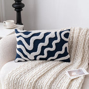 modern geometric tufted embroidered cushion cover, view 11 - MRSLM