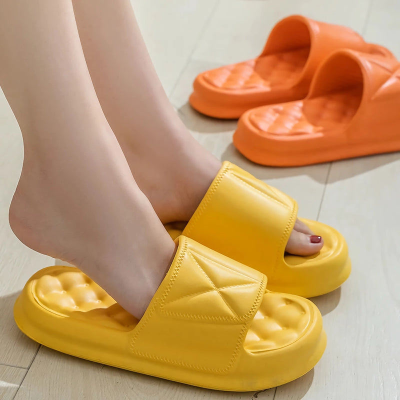women's platform massage slippers, view 10 - MRSLM