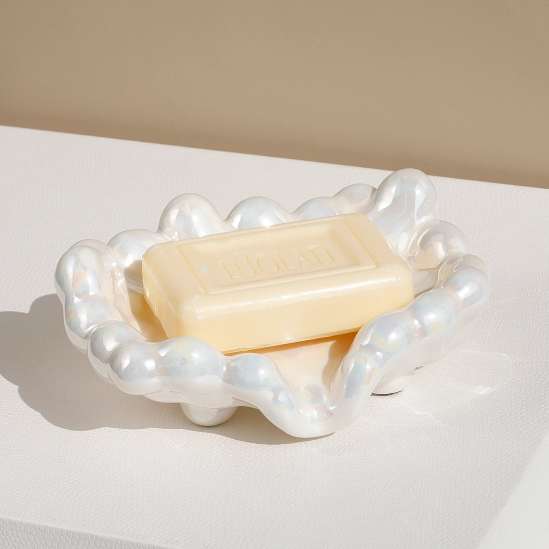 Ceramic Cloud Drain Soap Dish
