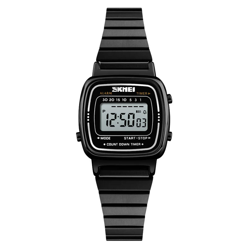 luxury gold digital watch, view 3 - MRSLM
