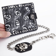 punk skull clutch wallet - MRSLM