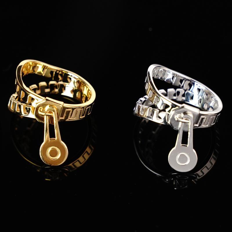 plated zipper ring, view 4 - MRSLM