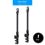 Adjustable car seat storage hooks, view 3 - MRSLM