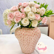 Strawberry ceramic vase, view 2 - MRSLM