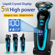 Rechargeable electric shaver, view 3 - MRSLM