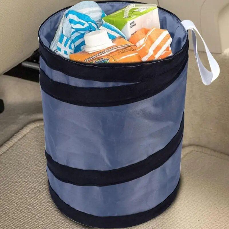 compact collapsible car trash can, view 4 - MRSLM