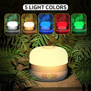Rechargeable multi-color LED camping lantern, view 4 - MRSLM