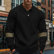 men's long-sleeved polo shirt, view 2 - MRSLM