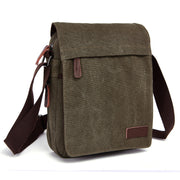 Men's canvas messenger bag, view 4 - MRSLM