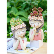 fairy girl planter for succulents, view 7 - MRSLM