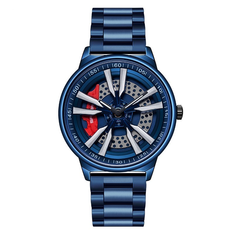 rotating wheel quartz watch, view 9 - MRSLM
