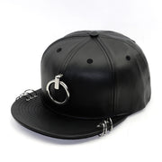 flat-brim hip hop cap, view 3 - MRSLM