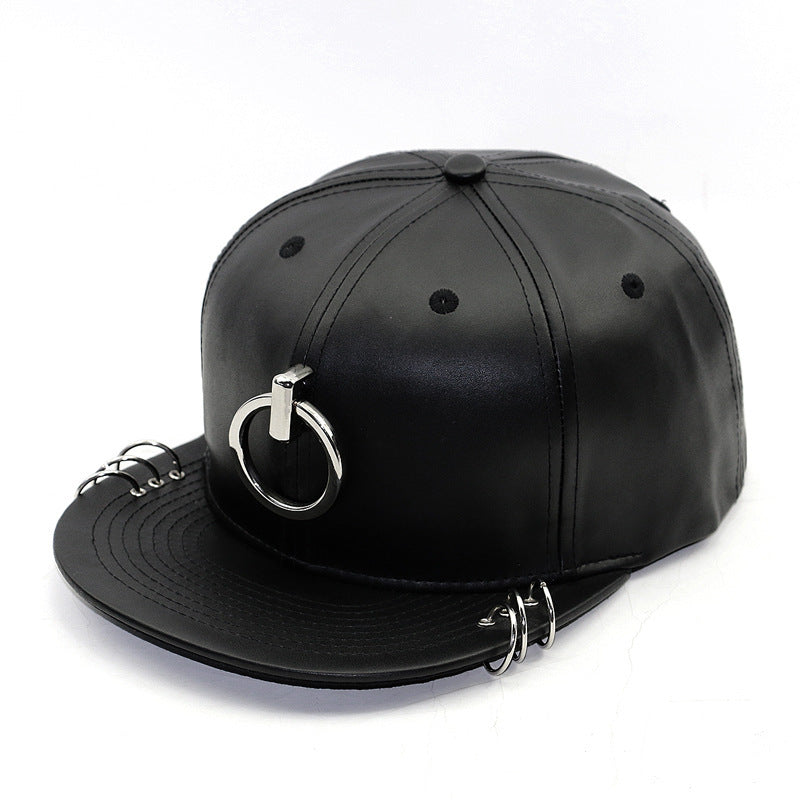 flat-brim hip hop cap, view 3 - MRSLM