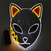 light-up cosplay party mask, view 6 - MRSLM