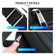 men's nylon crossbody bag, view 6 - MRSLM
