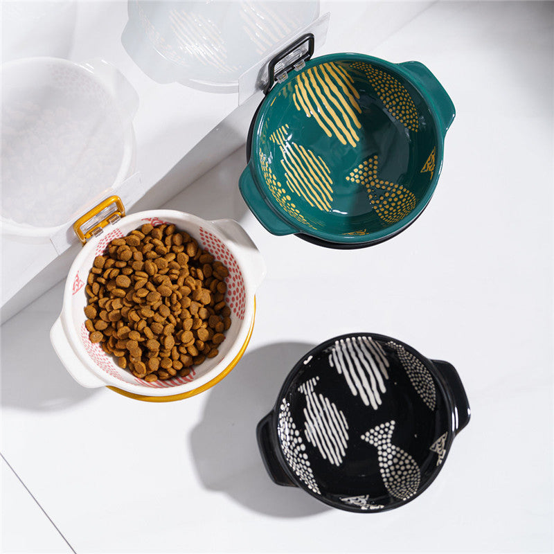 durable ceramic pet bowl, view 9 - MRSLM
