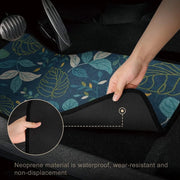 universal blue floral print car floor mats, view 5 - MRSLM