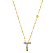 letter pendant necklace, view 25 - MRSLM