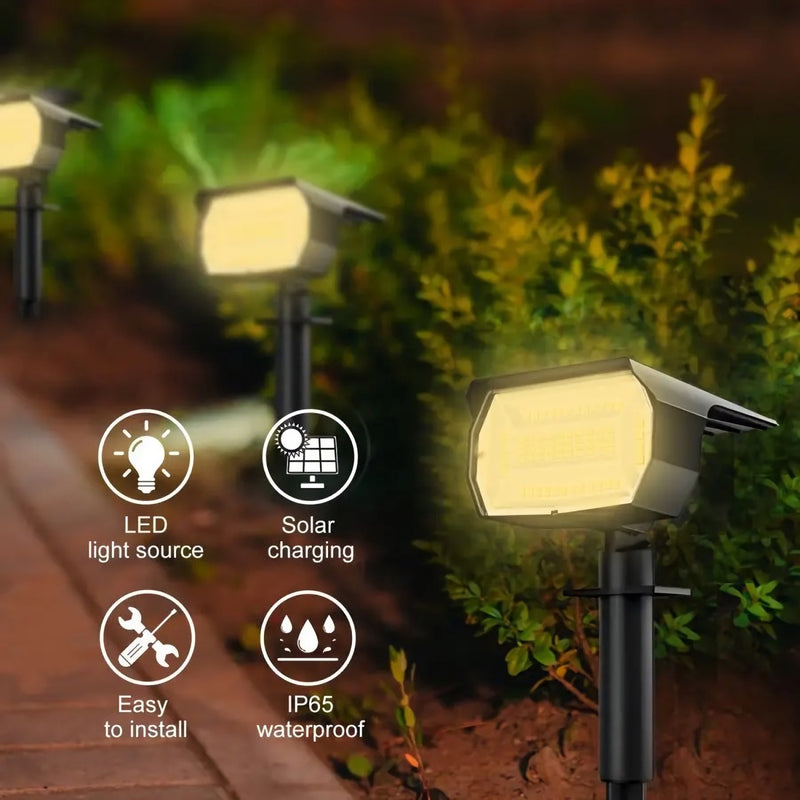 outdoor solar landscape spotlights, view 6 - MRSLM