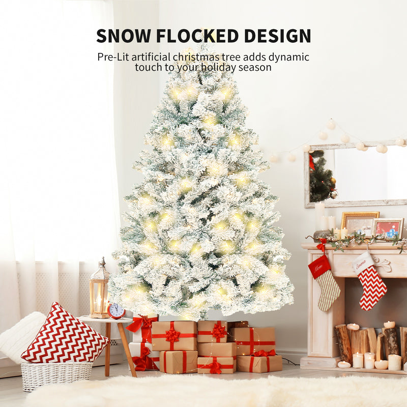 pvc snowfall christmas tree, view 7 - MRSLM