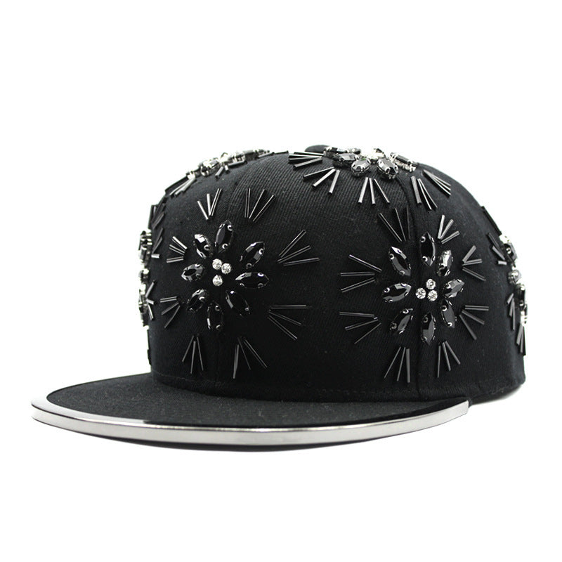 men's crystal peaked cap, view 6 - MRSLM