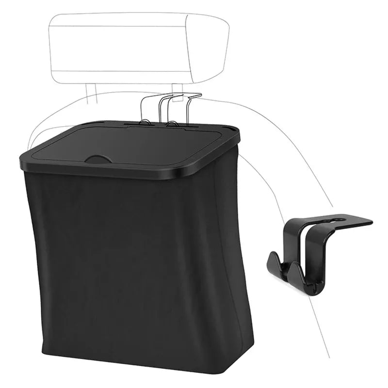 waterproof foldable car trash can - MRSLM