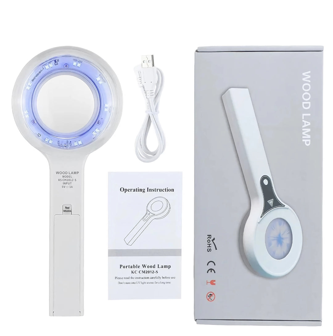 Professional Skin Analyzer with UV Filter LED Magnifying Lamp for SPA and Home Use