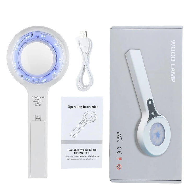 Professional Skin Analyzer with UV Filter LED Magnifying Lamp for SPA and Home Use