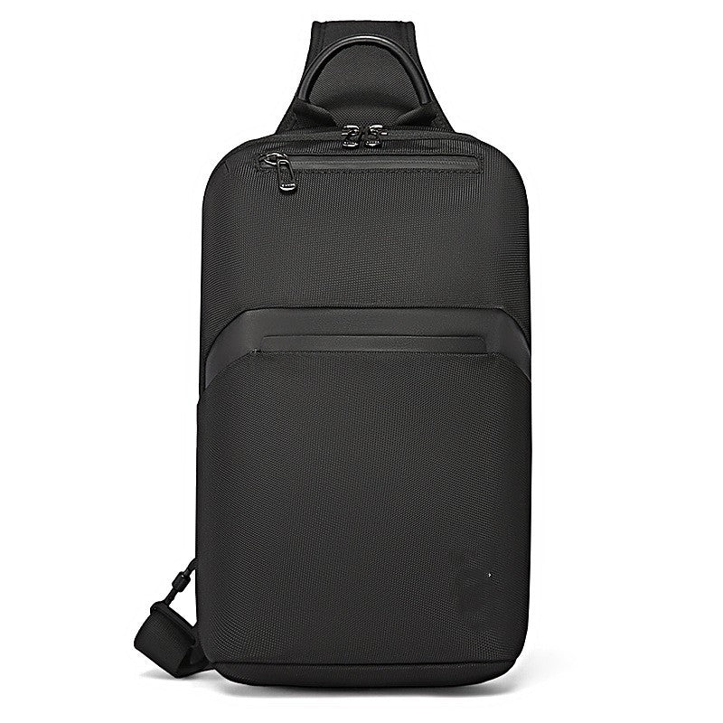 Men's Oxford cloth messenger bag, view 7 - MRSLM