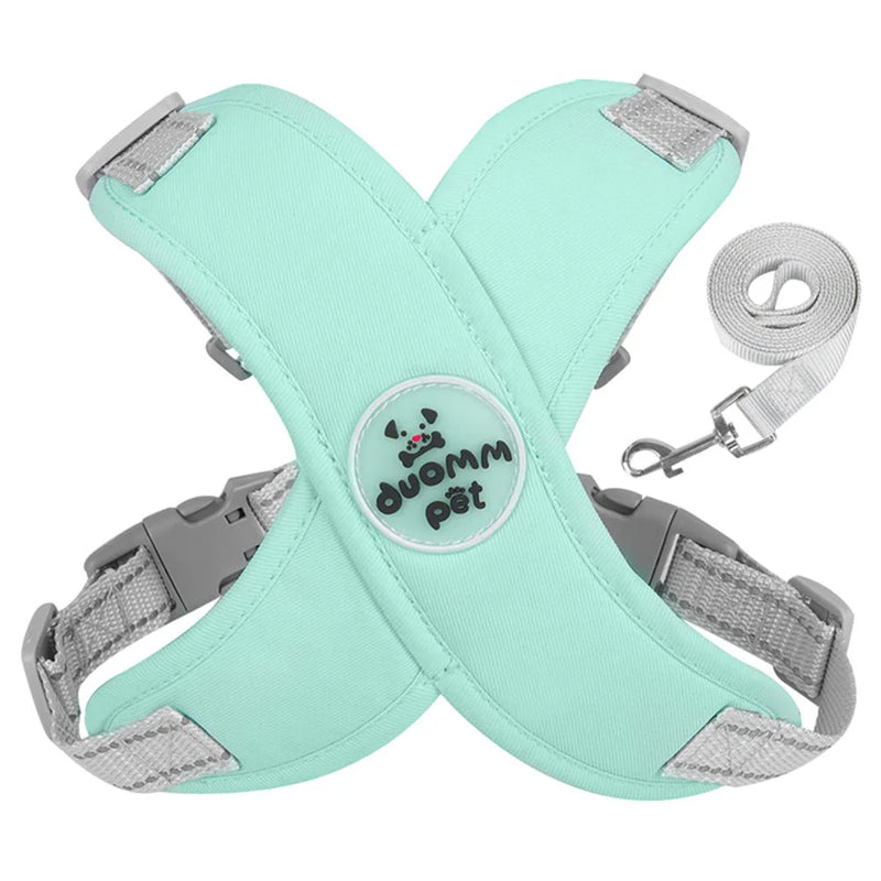 adjustable no-pull dog harness set, view 2 - MRSLM