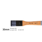 flat head nylon paint brush, view 6 - MRSLM