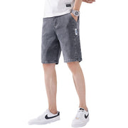 Men's stretch denim capri pants, view 5 - MRSLM