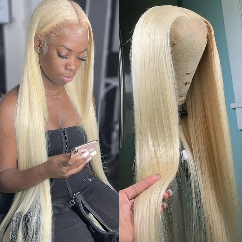 Front lace long straight wig, view 7 - MRSLM