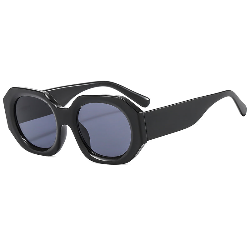 Vintage Square Sunglasses – Small Polygon UV400