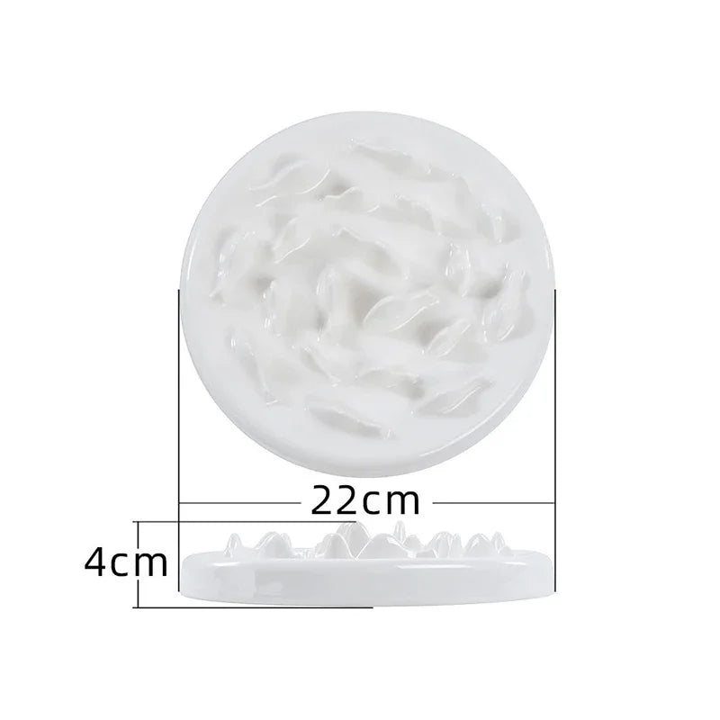 Ceramic slow eating bowl, view 8 - MRSLM